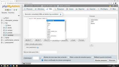 Banco de Dados MySQL - Excluindo dados - Prof. Marcos Alves Vieira