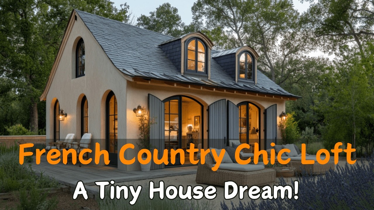French Country Chic Tiny House Loft: A Cozy and Elegant Retreat