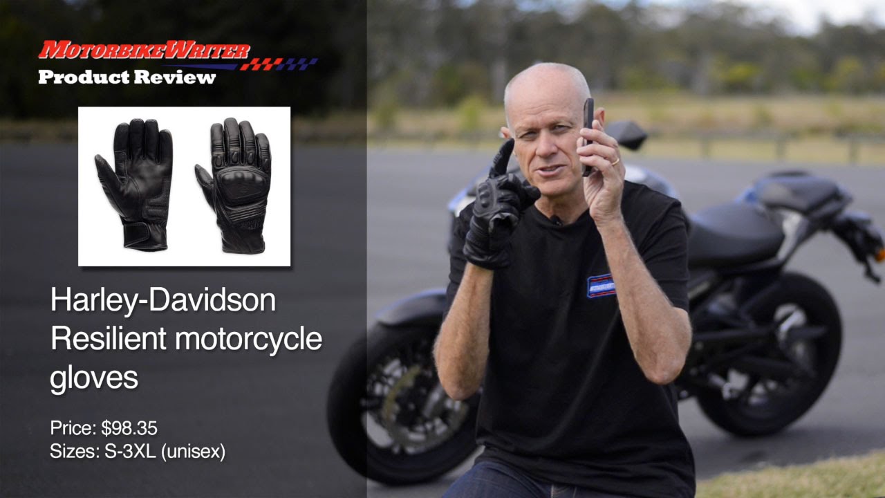 Harley Davidson Resilient Motorcycle Gloves Youtube
