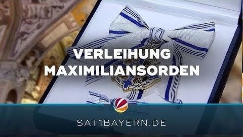 Astronaut bis Komponist: Bayerischer Maximiliansorden verliehen