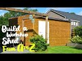 BUILDING my WORKSHOP in 10 minutes | SHED build from  A to Z