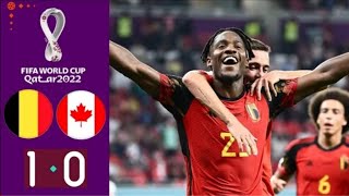 ملخص مباراة بلجيكا وكندا - بلجيكا تتفوّق على كندا المتألقة