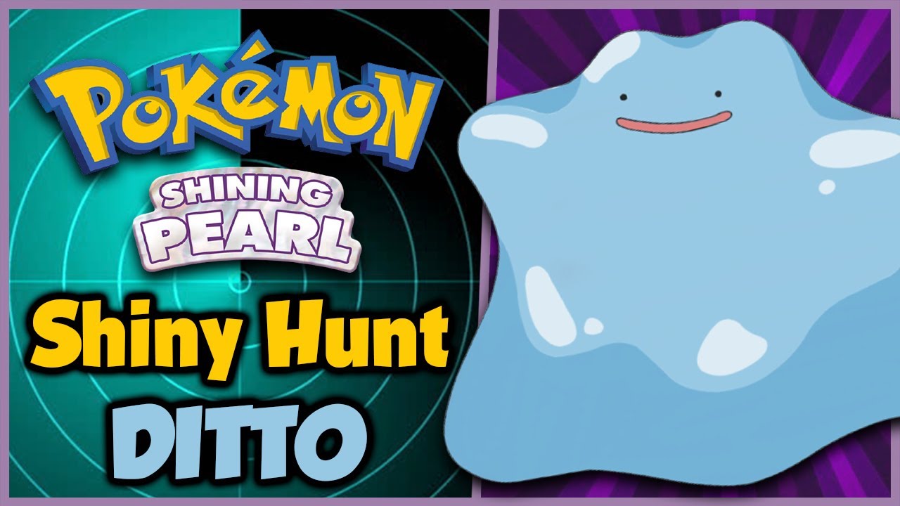 Shiny Ditto PokeRadar Hunt - Pokemon Brilliant Diamond and Shining Pearl -  LIVE 