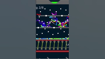 Team Marble Race #1 - Algodoo #shorts #marblerace #algodoo #teamrace