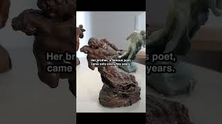 Her Mother Forbade Her From Receiving Visitors #art #sculpture #history #truestory #womenshistory