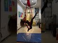 AERIAL HAMMOCK CHOREO 💫Want to give this one a try? Tutorial on our channel #aerialhammock #shorts