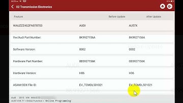 Programming Update Online Hộp Số Audi A7 2015 - Thinktool Pros