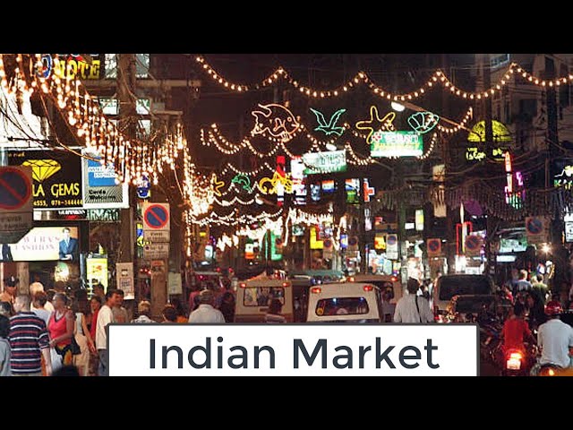 Indian Street Market|Bazaar|Shooping|Stores|Sabji mandi|Religious|Sound Effects class=