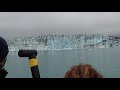 Glacier Calving - Wall collapse and tsunami wawes