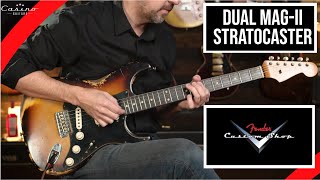 Fender Custom Shop Dual Mag II Stratocaster in 3 Tone Sunburst - YouTube