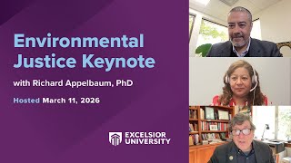 Environmental Justice Keynote with Richard Appelbaum, PhD