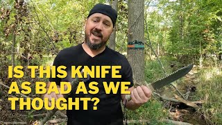 Harbor Freight Knife  Putting it to the Test