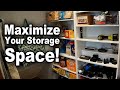 How to Customize Store Bought Shelving to Maximize Your Storage Space!