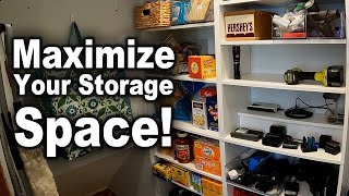 How to Customize Store Bought Shelving to Maximize Your Storage Space!