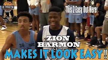 8th Grader Zion Harmon Toys With Everybody Guarding HIM & Makes IT Looks Easy AT NEO