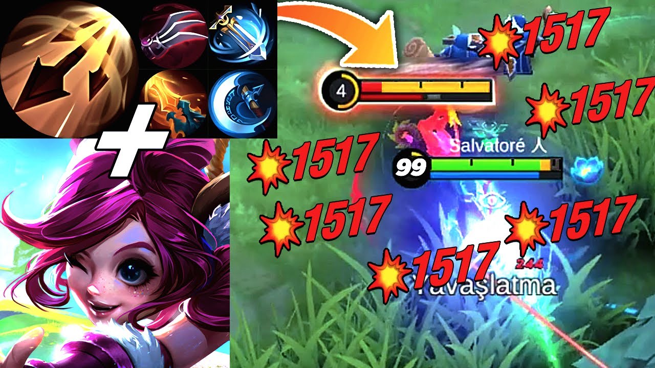 😮(İLHAMLI+KRİTİK)😮 BUİLD NANA!! NEFES KESEN HASAR!! 🔥ÖNÜME ÇIKANI ERİTİYORUM!! | SALVATORE MLBB