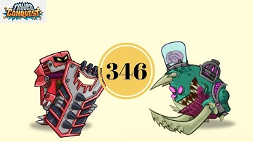 Tower defens/Tower Conquest:gameplay walkthrough best team part 346 (ios, android&pc)