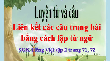 Luyện từ và câu 5 - Tuần 25 - Liên kết các câu trong bài bằng cách lặp từ ngữ