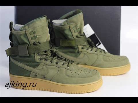 Nike Air Force Special Field 1 Olive Green Colorway Review Youtube