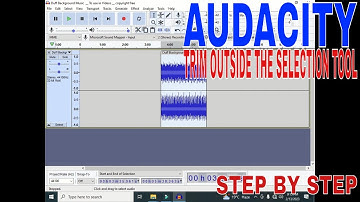 ✅  How To Trim Outside The Selection Tool In Audacity 🔴