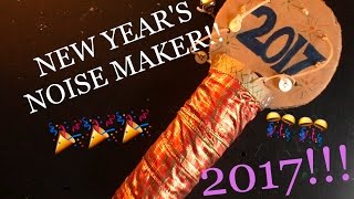 New years diy party noise maker! -