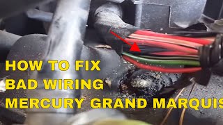 How to fix Wiring (Mercury Grand Marquis1998 to 2005)( Fuel Injectors)