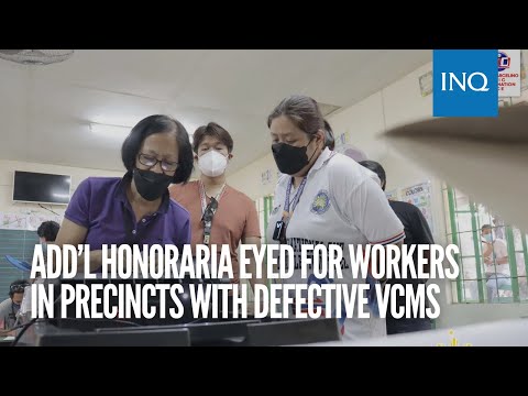 At least P2,000 add’l honoraria eyed for poll workers in precincts with defective VCMs