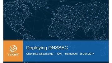 ION Islamabad 2 - Deploying DNSSEC