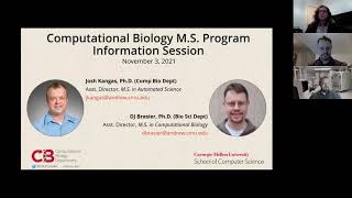 Computational Biology M.S. Program Info Session - Carnegie Mellon University (November 2021)