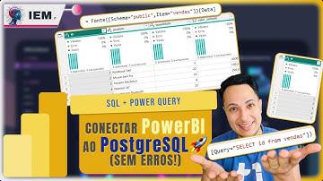 Aprenda Como Conectar o Power BI ao PostgreSQL e Rodar SQL Direto no Power Query! #youtube #powerbi