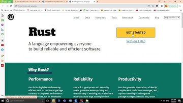 Cài đặt phần mềm rust - ngôn ngữ lập trình