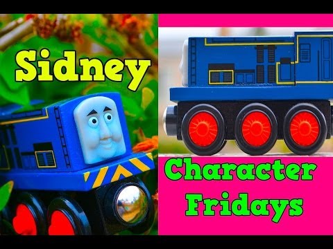 Thomas & Friends SIDNEY - Character Fridays Wooden Railway Toy Train Review By Fisher Price & Mattel