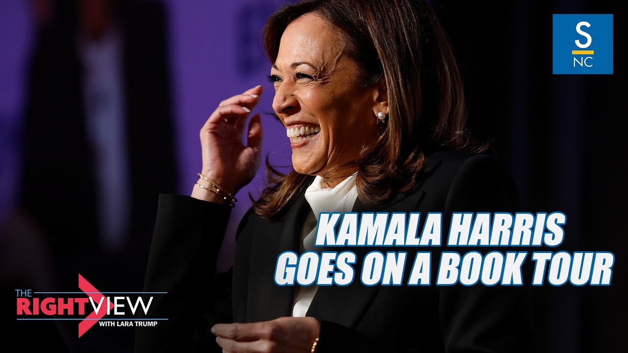 Kamala Harris goes on a book tour - YouTube