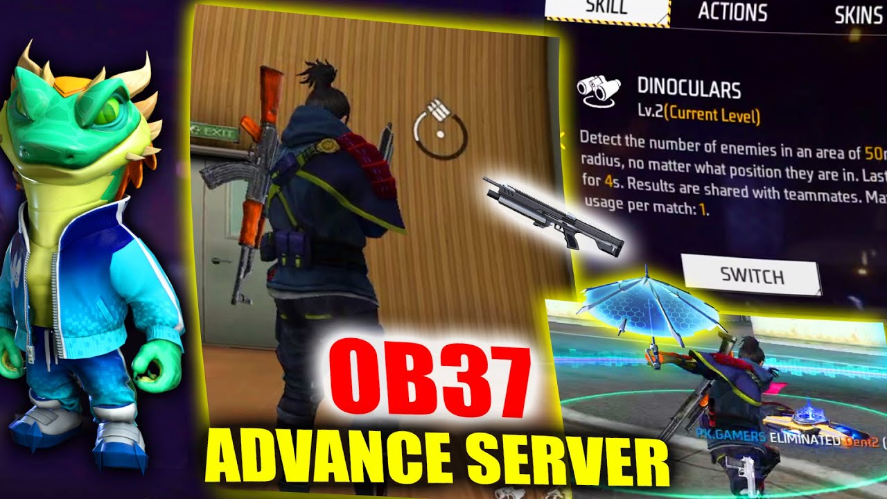 Advance server free fire OB37 Update Full Details New Gun, Pet, Map, Character Garena Free
