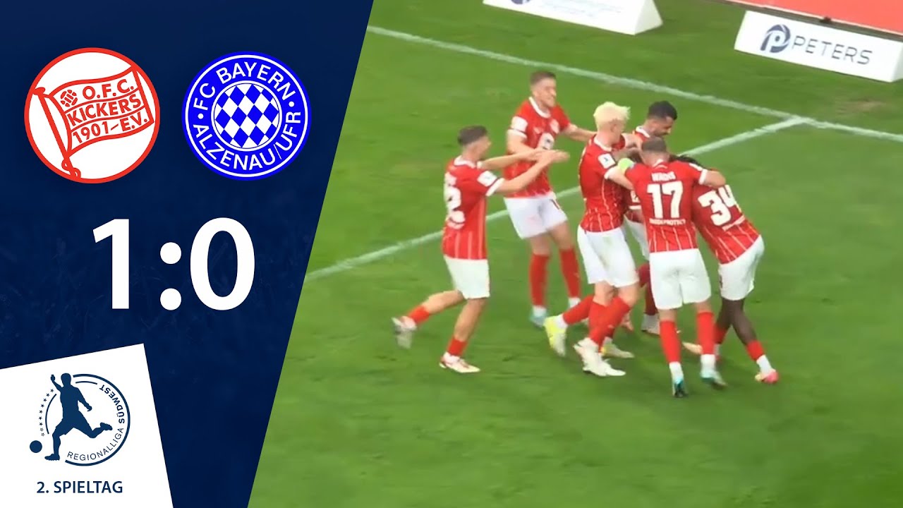 Ein Tor entscheidet | Kickers Offenbach - FC Bayern Alzenau | 2. Spieltag RLSW