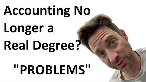 Accounting No Longer a "Professional Degree?"