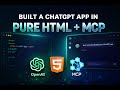 Built a ChatGPT App in Pure HTML + MCP (OpenAI Apps SDK)