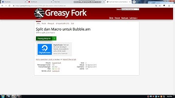 Cara memasang skrip bubble/tamper monkey dengan benar