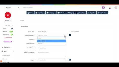 How to create an asset in Tracmor