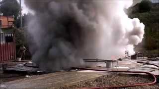 Impulse Storm-A (S) systems for firefighting high voltage power transformers