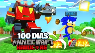 I Survived 100 Days as SONIC in Minecraft HARDCORE.. Here's What Happened..