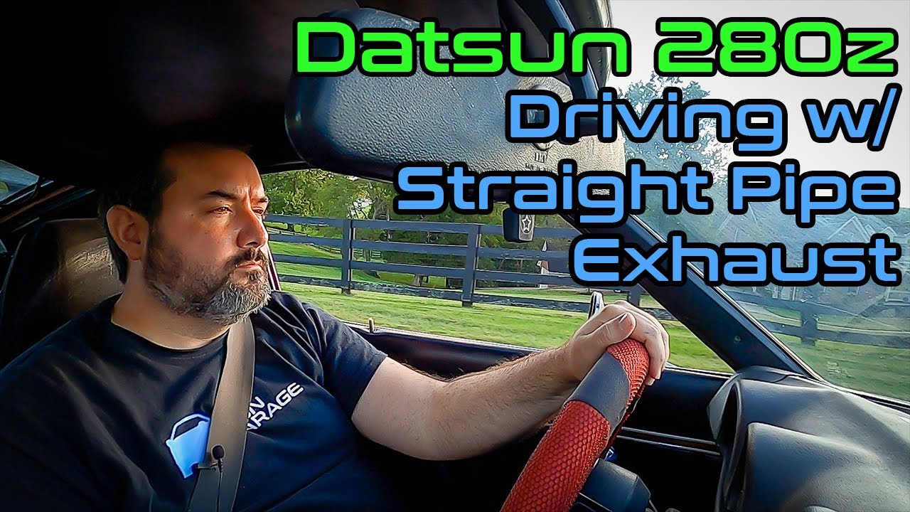 Datsun 280z Road Test (L28 Straight Pipe Exhaust)