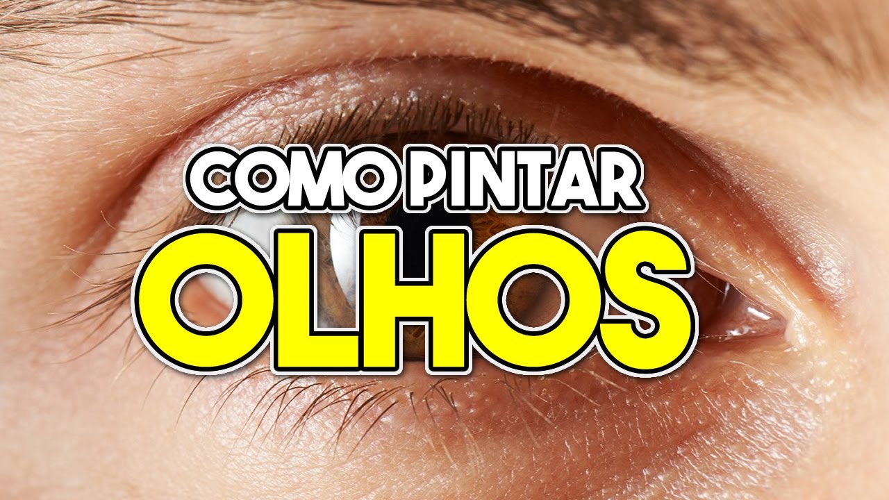 OLHOS DE ANIME: aprenda a PINTAR e COLORIR (NOVA FORMA) 