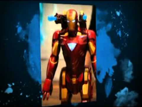 iron man walking rc robot