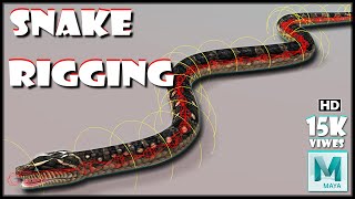 Snake Rigging in Autodesk Maya 2017