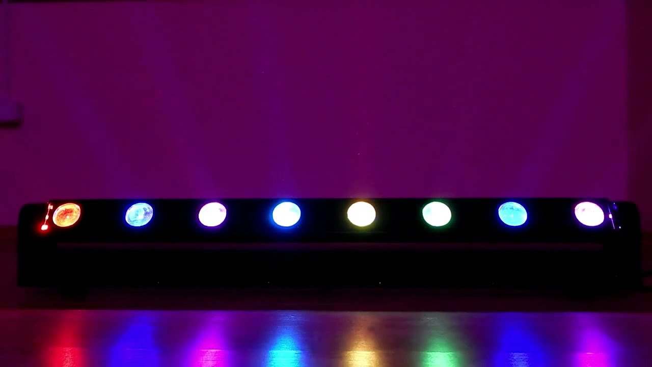 Поворотная светодиодная панель вращаемых лучей Free Color BL810 RGBW