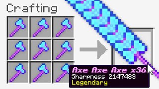 Minecraft UHC but you can craft a 'Axe Axe Axe Axe Axe Axe Axe Axe Axe Axe Axe Axe Axe Axe Axe'..