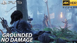 The Last of Us 2 PS5 Aggressive \& Stealth Gameplay - The Seraphites ( GROUNDED \/ NO DAMAGE )