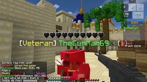 Rust v2 #1 Duel TheGunMan69 op kev