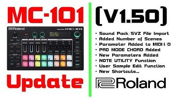 ⏩ Roland MC-101 / Firmware Update v1.50 ⏪ ... you can now load Sounds !!!
